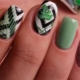 Manicure with leaves: design features and ideas