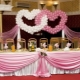 Balonlu bir düğün için salonu dekore etmek için orijinal fikirler