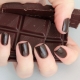 Csokoládé manikűr: tervezési titok és szezonötletek
