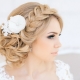 Možnosti pro svatební účesy s copánky pro vlasy různých délek