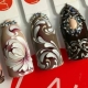 Monograms on nails: types of patterns and step-by-step technology for their application