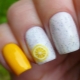 Bright and original ideas for manicure design with lemons