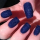 Velvet gel polish manicure