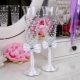 Comment décorer des verres de mariage de vos propres mains?