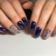 Blue gel polish: ang pinakamahusay na mga kumbinasyon at mga ideya sa manicure