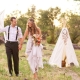 Perkahwinan Boho: penerangan dan idea menarik