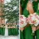 Bryllup i grønt: betydningen af ​​skyggen og designmuligheder for fejringen