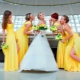 Wedding in yellow and orange colors: features and design methods