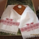 Auswahl eines Handtuchs für ein Hochzeitsbrot