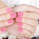 Colore rosa nella manicure gommalacca