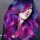 Ombre viola: idee per capelli di diverse lunghezze e colori