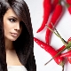 Caratteristiche dell'uso del peperone rosso per la crescita dei capelli