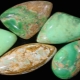 Variscite: typer og egenskaber af sten
