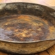 What to do if a cast iron pan rusts?