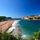 Montenegró üdülőhelyei homokos strandokkal
