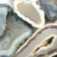 Features of white agate