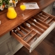 Types of cutlery trays and rules for their selection