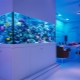 Akvarier i interiøret: typer, valg og installationsanbefalinger
