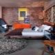 Loft style bedroom interior design
