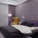 Rèm cửa màu tím trong phòng ngủ: nhiều sắc thái và quy tắc lựa chọn