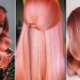 Coral hair color: shades, selection and coloring rules