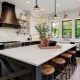 Kitchen with an island: features and interesting examples