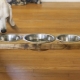 Bowls on a stand for dogs