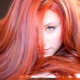 Color de cabello rojo natural