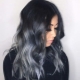 Ash black hair color: color options and aftercare