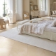 Bedroom floor: design options and flooring choices