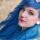 Blue hair: shades and dyeing technology
