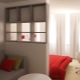 Spálňa-obývacia izba 15-16 m2. m: možnosti dizajnu a funkcie zónovania