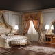 Baroka stila guļamistaba: labākās dizaina idejas