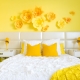 Geltonas miegamasis: privalumai, trūkumai ir dizaino ypatybės