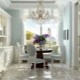 White kitchen in classic interior design