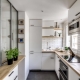 Design af et lille køkken i et privat hus