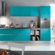 Ideje za dizajn interijera kuhinje u tirkiznoj boji