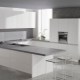 Keukens met grijze werkbladen