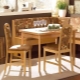 Kuchyňské kouty se stolem a židlemi: vlastnosti a tajemství výběru
