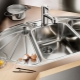 Metallspülen für die Küche: Vor- und Nachteile, Typen, Auswahl und Pflege