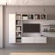 Hangende planken in de woonkamer: variëteiten en ontwerpopties