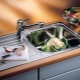 Inset sinki dapur keluli tahan karat: ciri dan pilihan