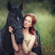 Zirgu sieviete: īpašības un saderība