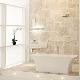 Carrelage de salle de bain beige: caractéristiques et options de conception