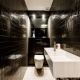 Melnā tualete: plusi un mīnusi, dekorēšanas ieteikumi un piemēri