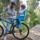 Gyermek kerékpárülések a csomagtartón: fajták, ajánlások a választáshoz