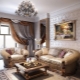 Living room interior design in classic style