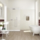 Jubin bilik mandi berkilat: jenis, pilihan reka bentuk dan petua untuk memilih