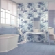 Bathroom tiles with flowers: pros and cons, varieties, choices, examples