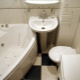 Mogućnosti dizajna za kombiniranu kupaonicu u Hruščovu